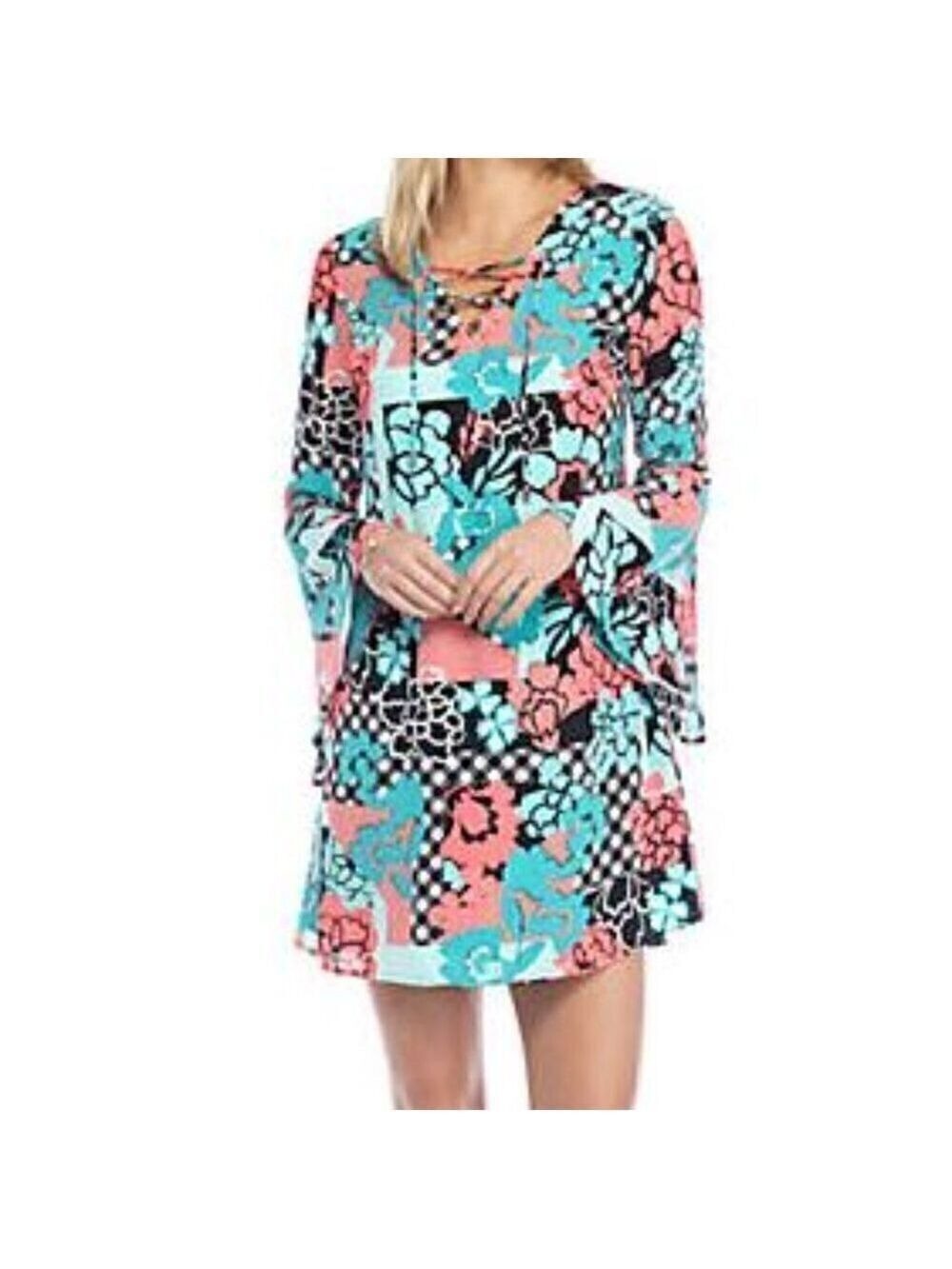 KAARI Blue Dress Pink Medora Popadelic Mix